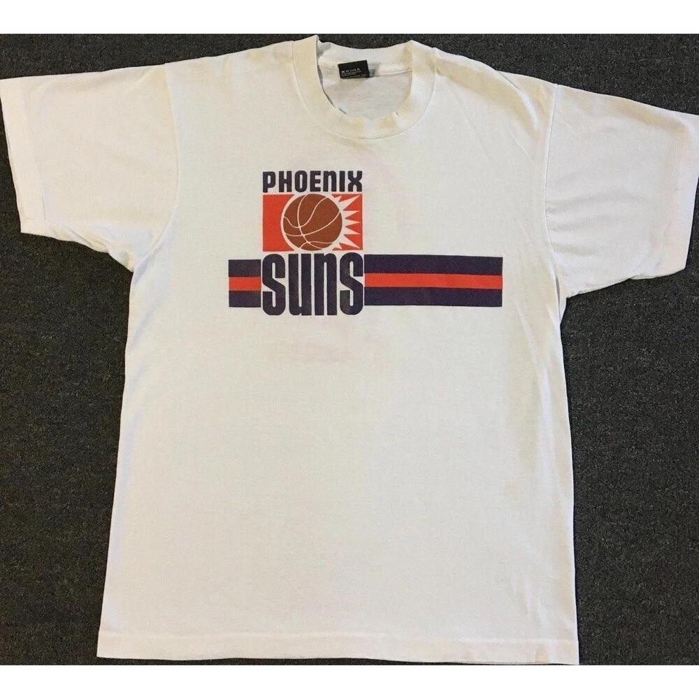 Vtg 80S Phoenix Suns Faded Distress Circle K Shirt M Charles Barkley Grunge 90S